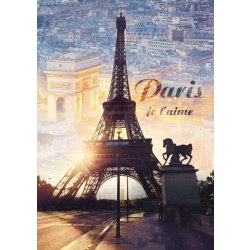 Puzzle Paríž za úsvitu - 1000 dielikov