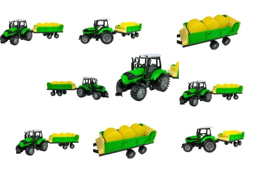 Traktor s vlečkou pre deti 666-117A
