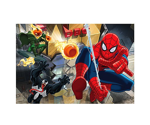 Puzzle Spider Man na úteku -  100 dielikov