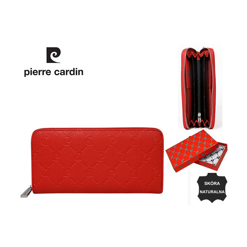 Dámska kožená peňaženka Pierre Cardin - RED - 8822