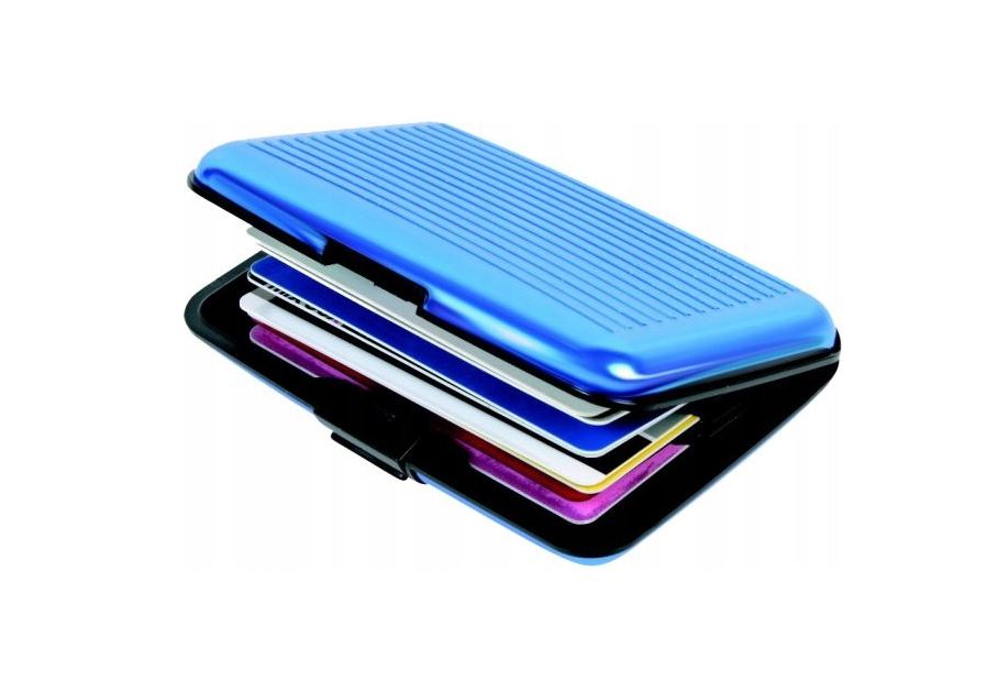 Praktické hliníkové púzdro na doklady aluma wallet