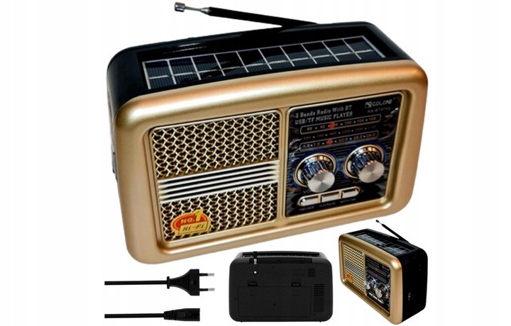 Batériové rádio AM,FM,SW Golon RX-BT3600S